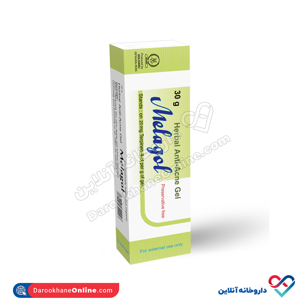 ژل ضد آکنه گیاهی ملاگل گل دارو 30 گرم - Image 1